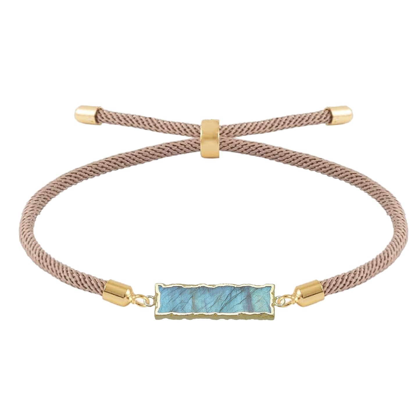 Labradorite Rectangle Slice Bracelet Robyn Canady Sable 