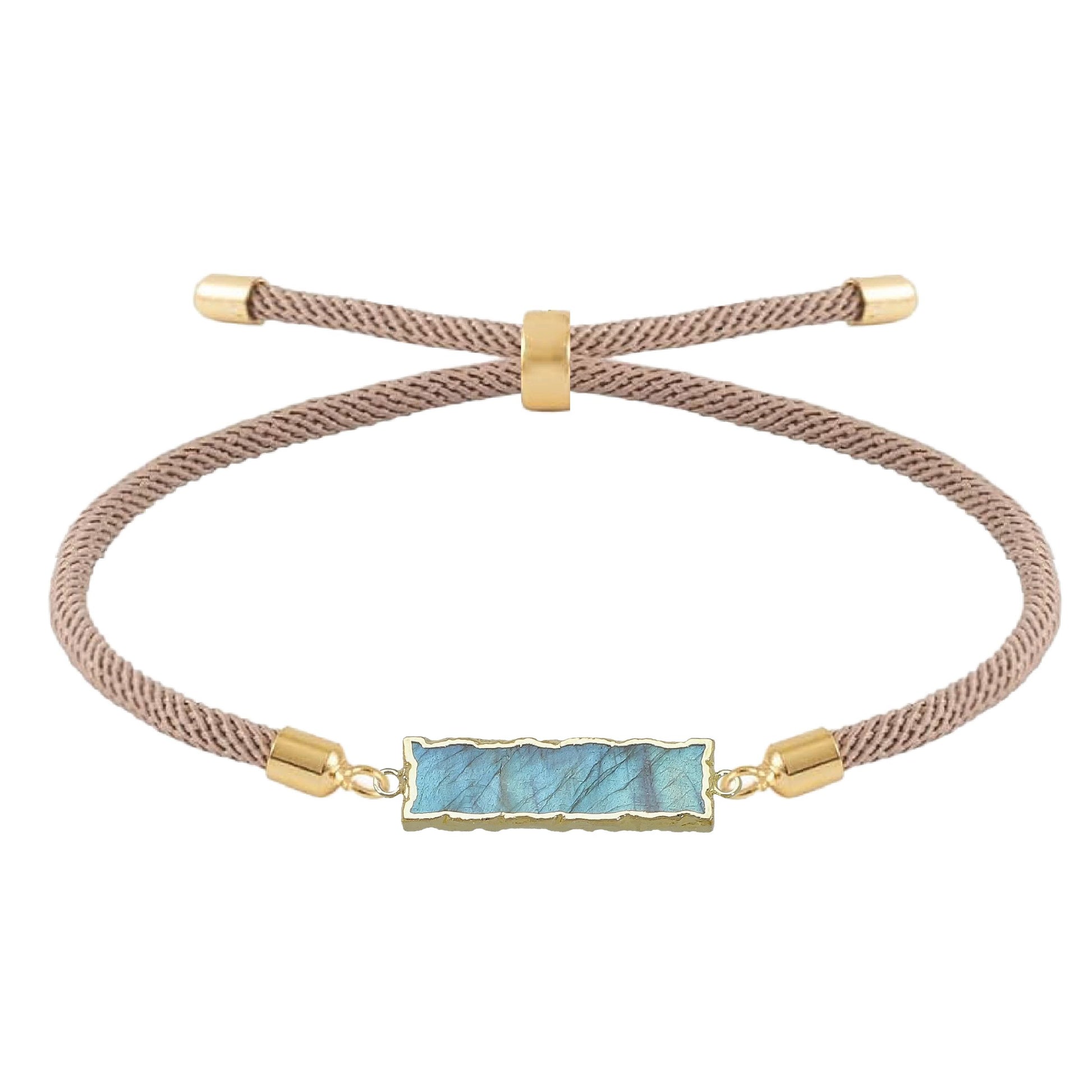 Labradorite Rectangle Slice Bracelet Robyn Canady Sable 