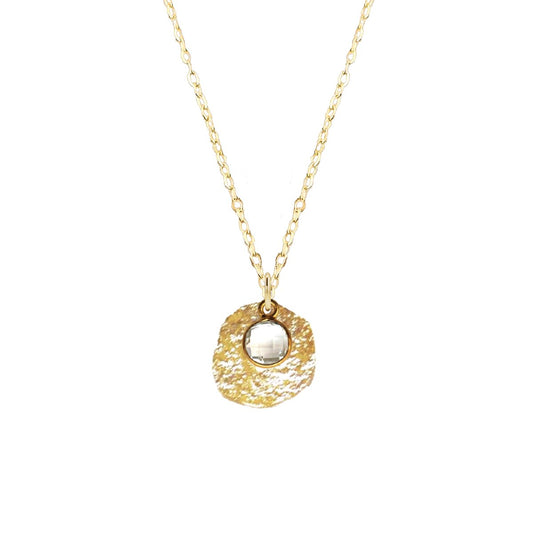 24" Gemstone Necklace in Crystal Quartz Necklace Robyn Canady 