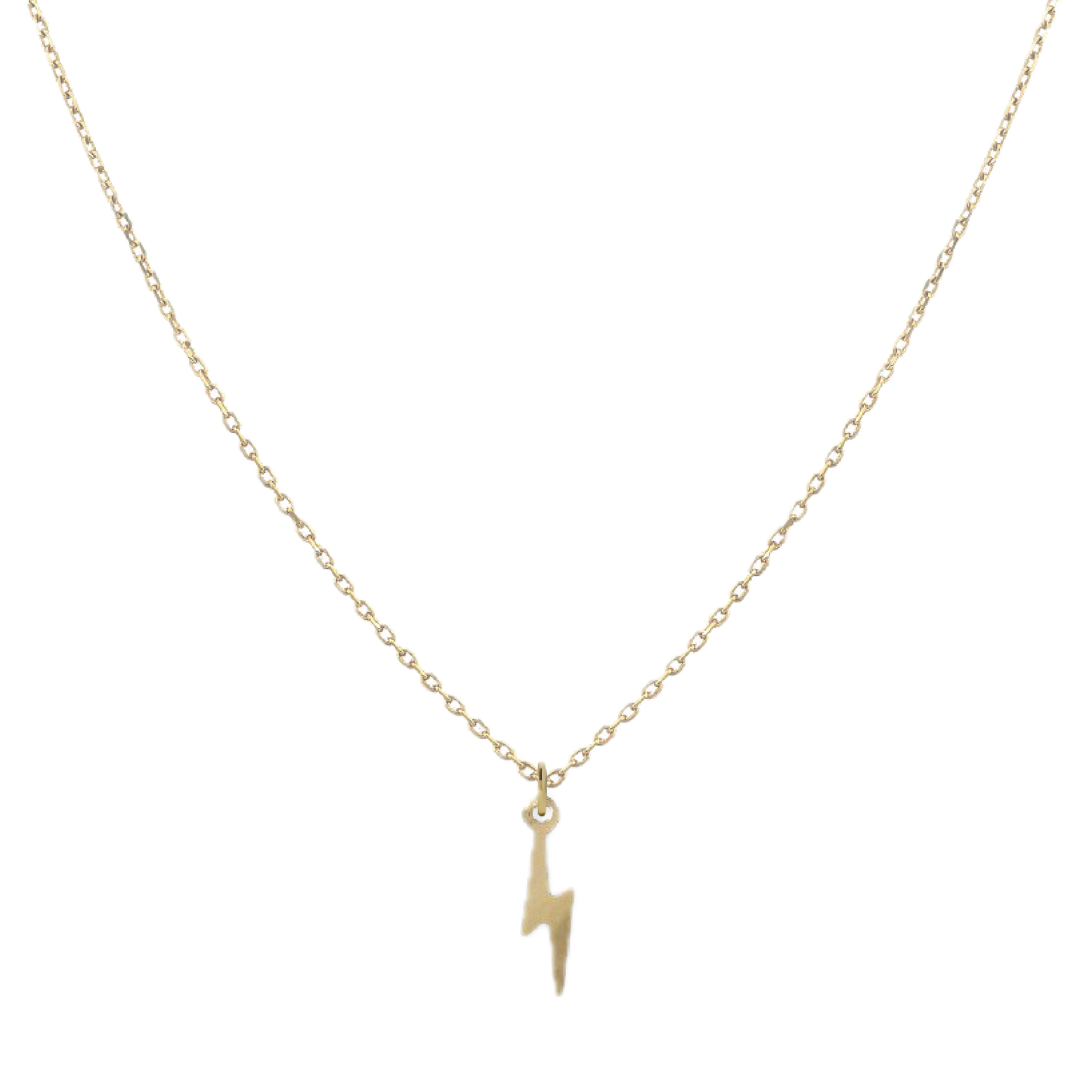 Tiny Charm Necklace Robyn Canady Lightening Bolt 14K Gold Fill 