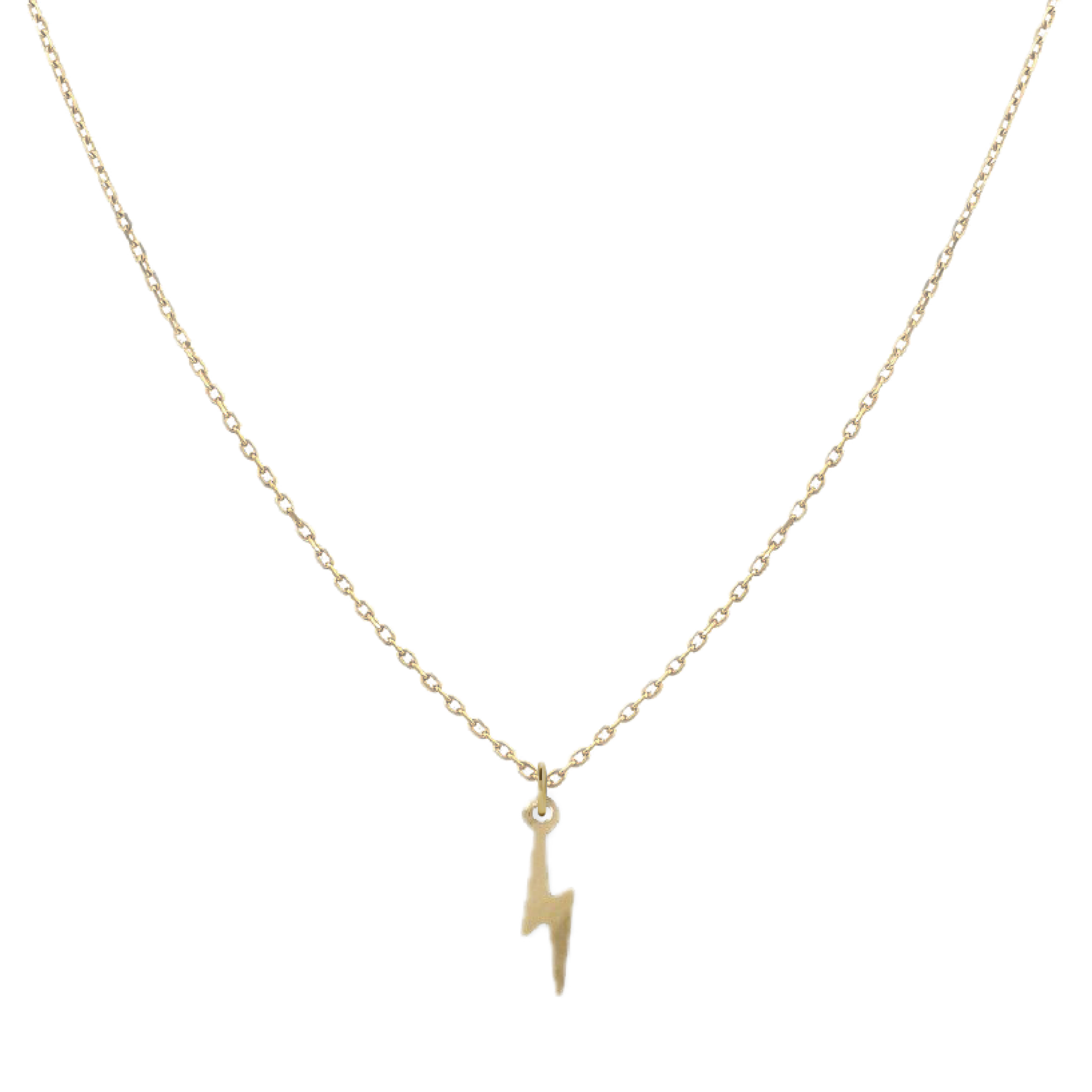 Tiny Charm Necklace Robyn Canady Lightening Bolt 14K Gold Fill 