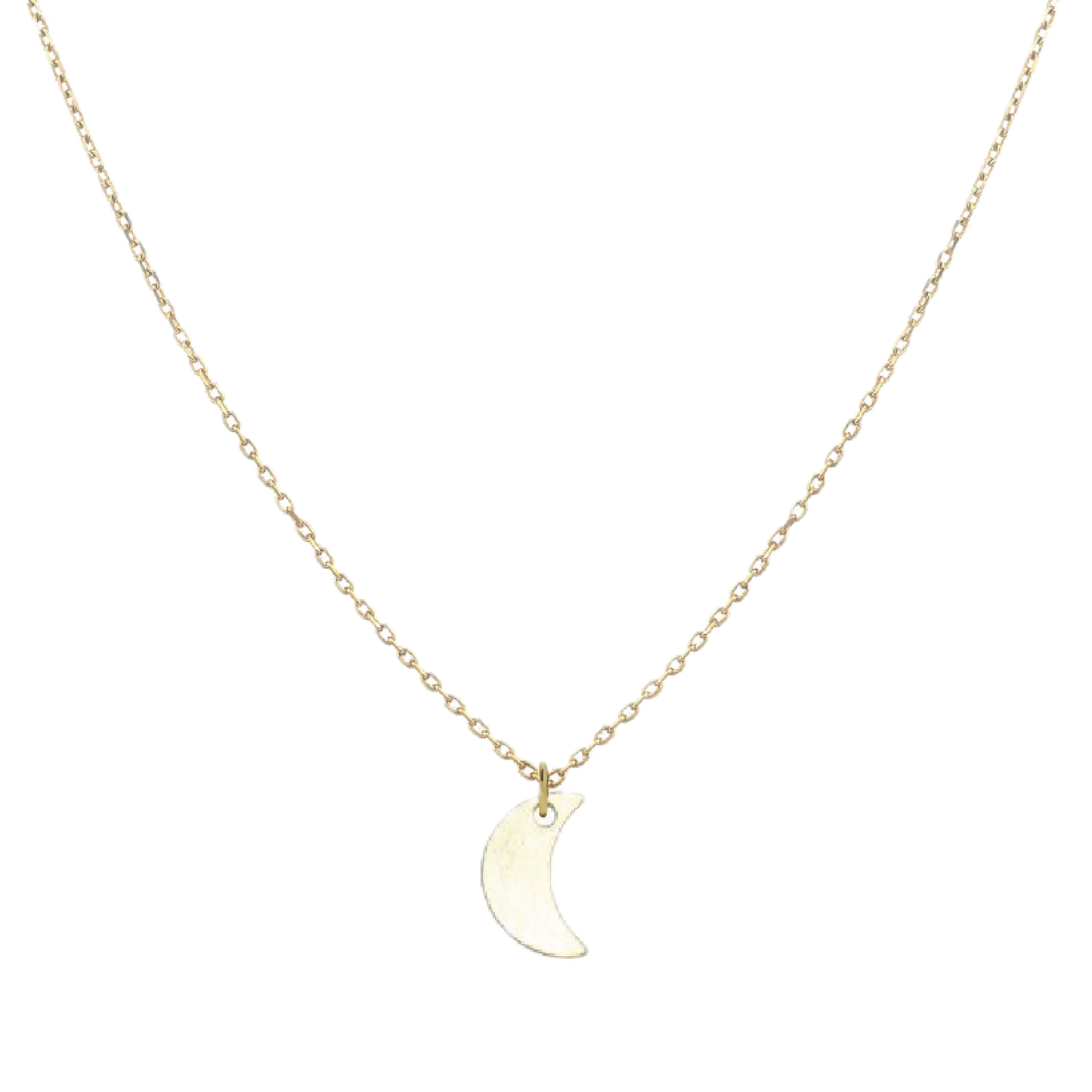 Tiny Charm Necklace Robyn Canady Moon 14K Gold Fill 