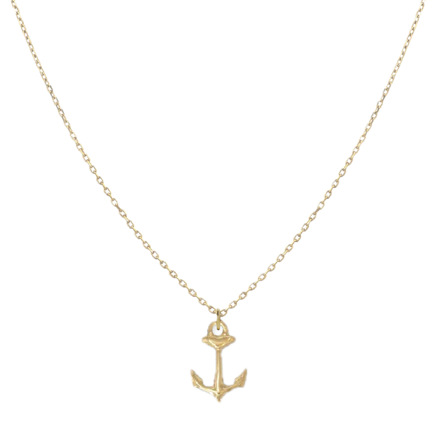 Tiny Charm Necklace Robyn Canady Anchor 14K Gold Fill 