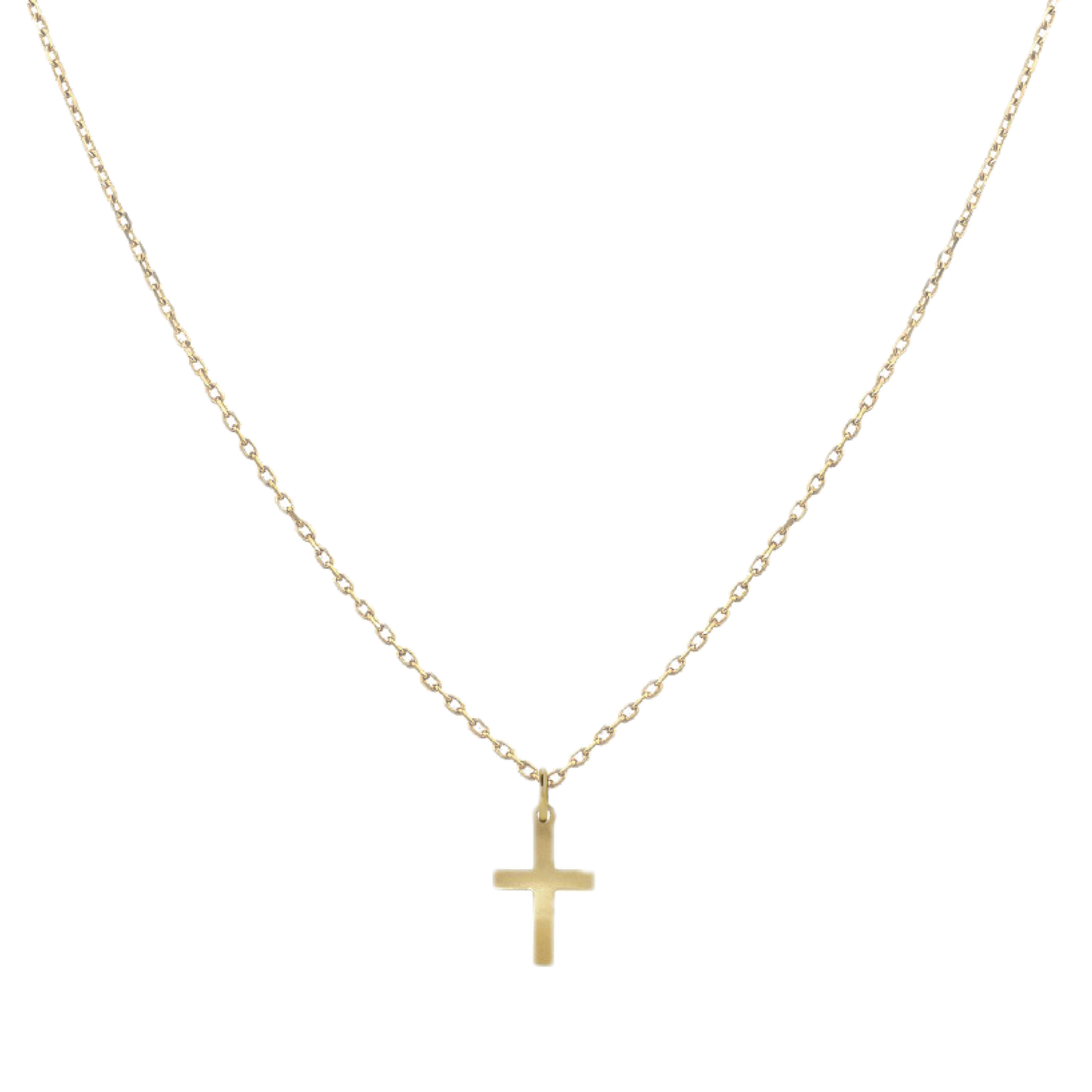 Tiny Charm Necklace Robyn Canady Cross 14K Gold Fill 