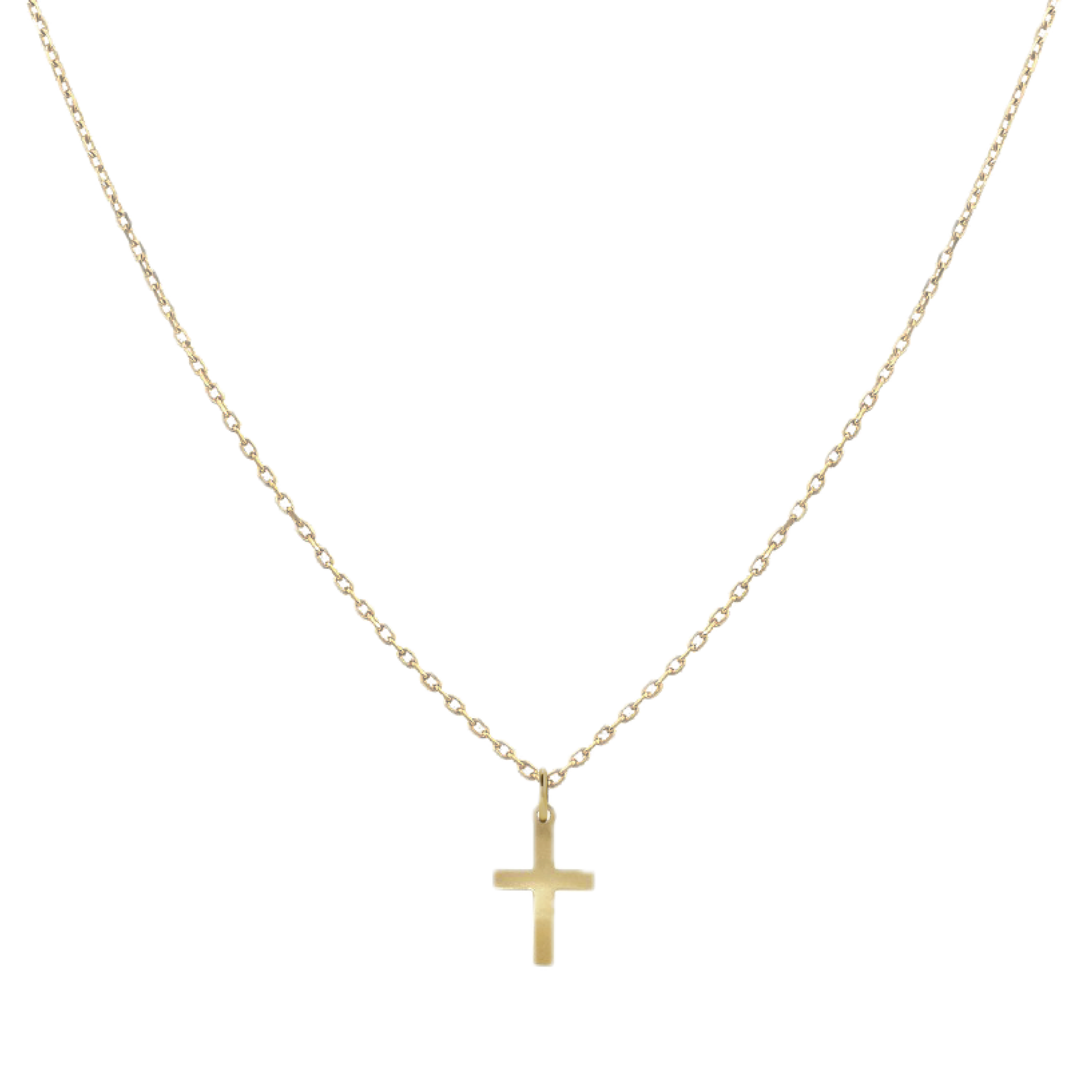 Tiny Charm Necklace Robyn Canady Cross 14K Gold Fill 