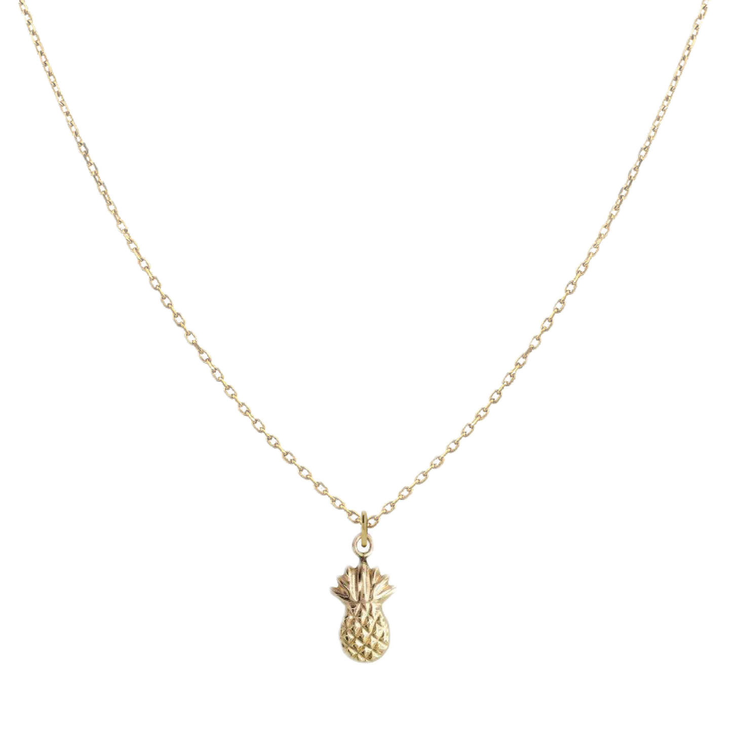 Tiny Charm Necklace Robyn Canady Pineapple 14K Gold Fill 