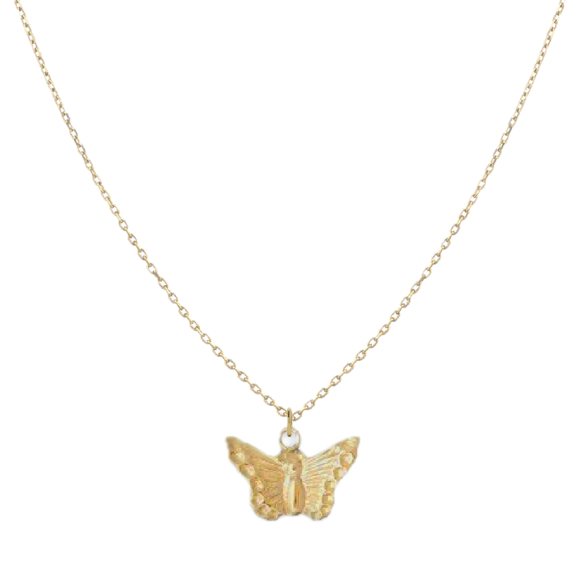 Tiny Charm Necklace Robyn Canady Butterfly 14K Gold Fill 