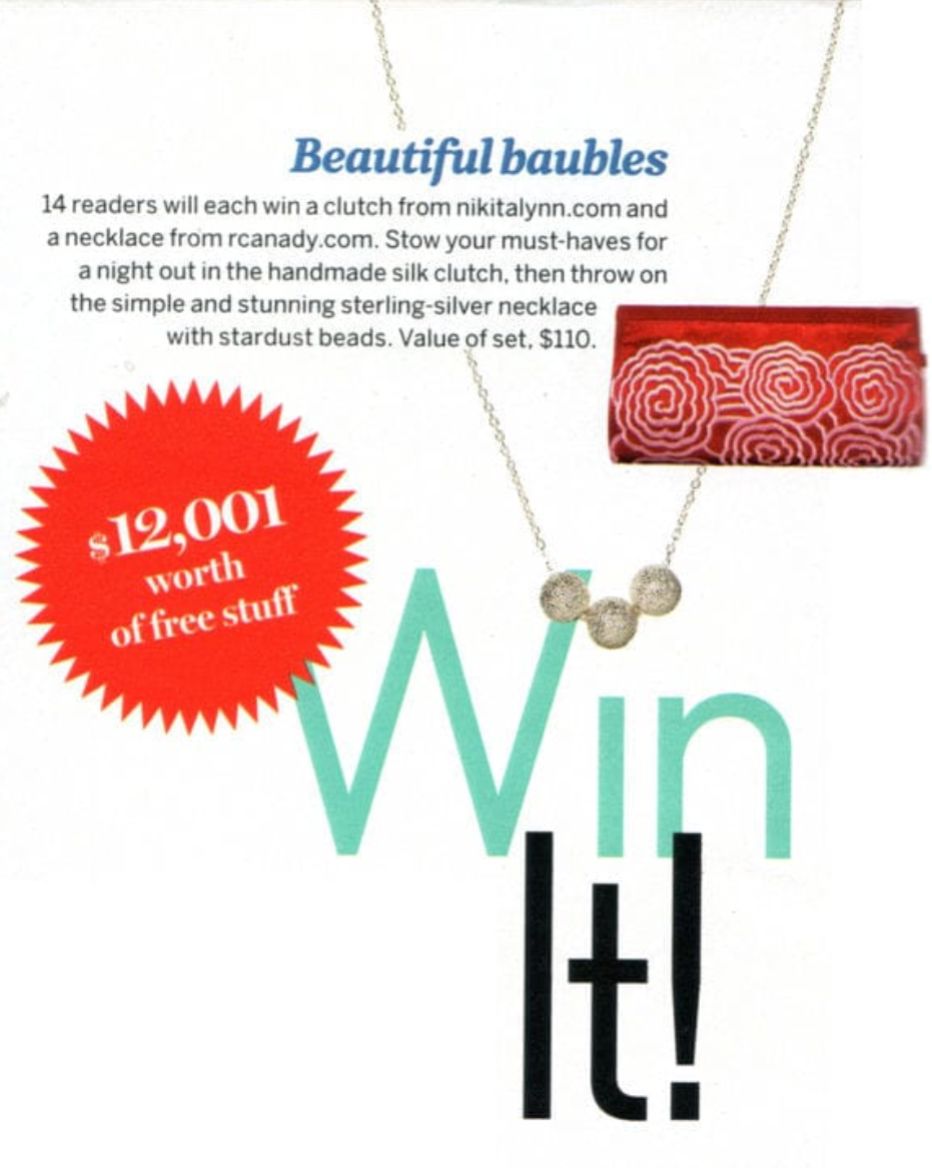 As Seen in Redbook Magazine - Triple Sparkle Necklace Robyn Canady 