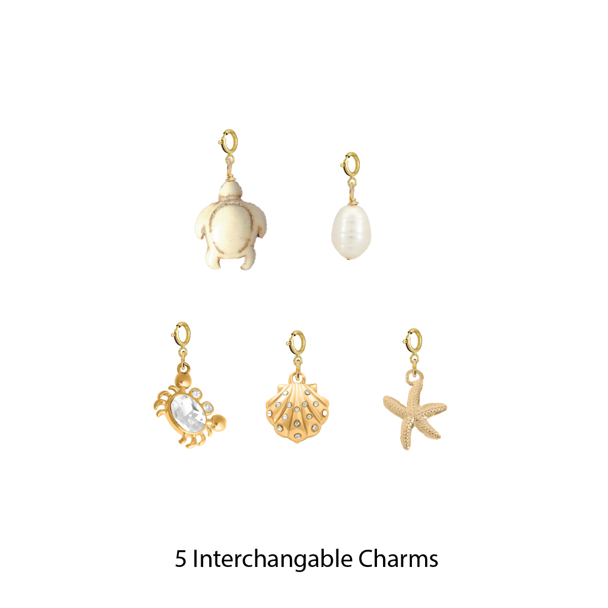 Summer Necklace Bundle with Charm Set $125