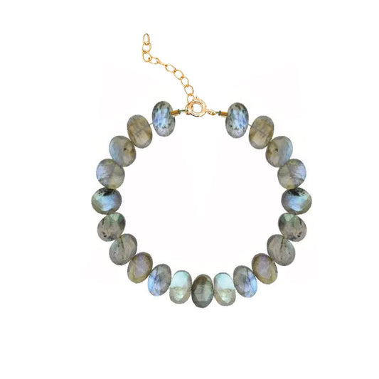 Beaded Gemstone Bracelet - Choice of 9 Gemstones Bracelet Robyn Canady Labradorite 