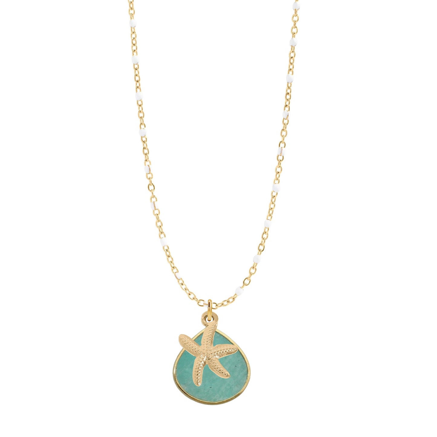 Amazonite Starfish Necklace Robyn Canady 