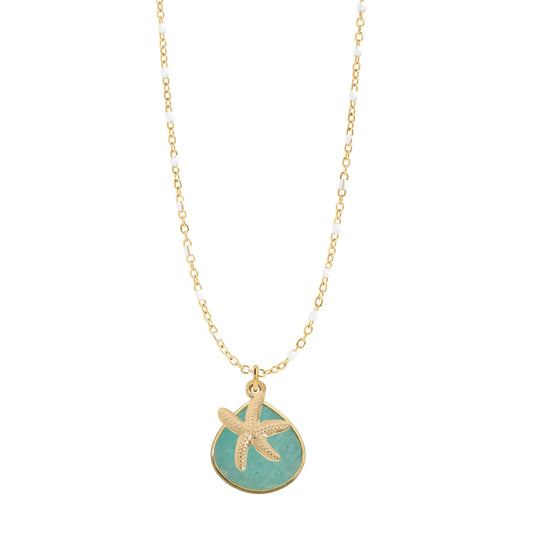 Amazonite Starfish Necklace Robyn Canady 