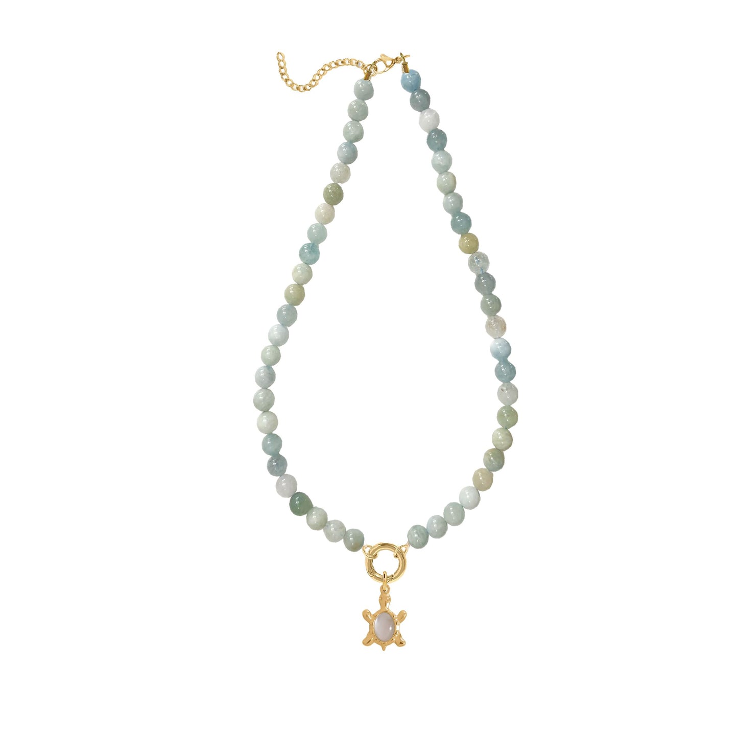 Aquamarine Turtle Necklace Robyn Canady 