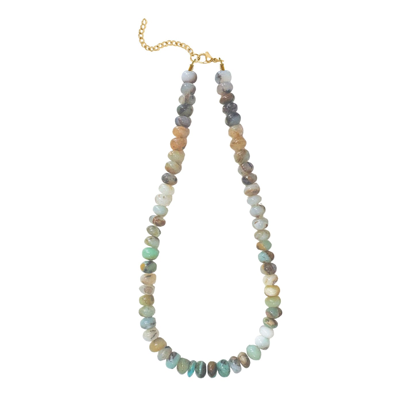 Peruvian Opal Necklace Robyn Canady Gold 