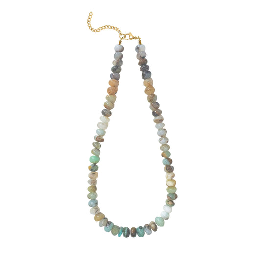 Peruvian Opal Necklace Robyn Canady Gold 