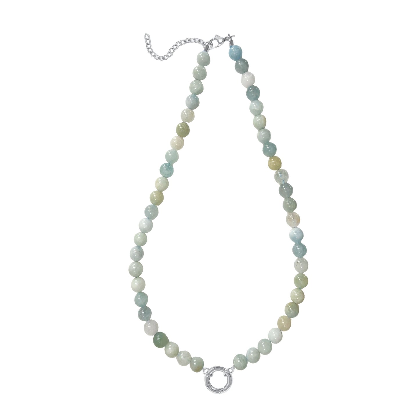 Aquamarine Charm Keeper Necklace Robyn Canady 