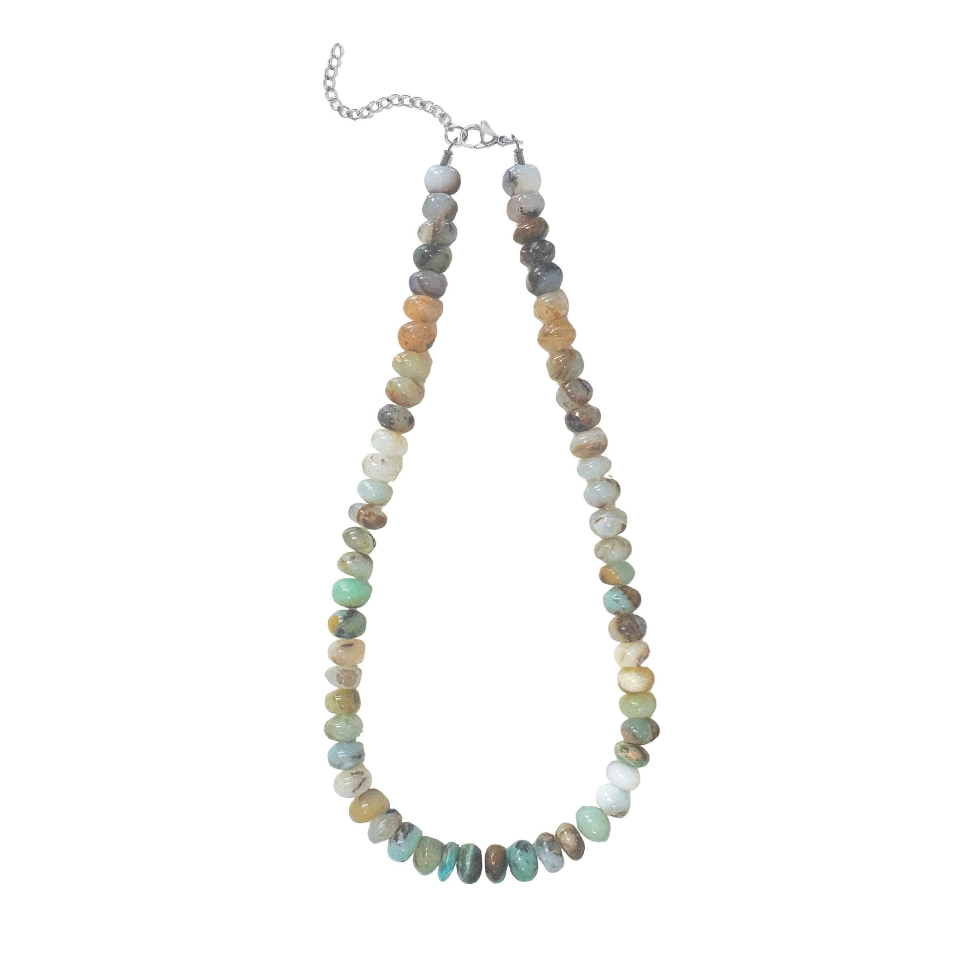 Peruvian Opal Necklace Robyn Canady Silver 