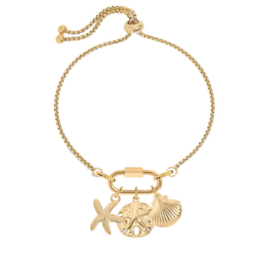 Beachy Charm Bracelet Robyn Canady Gold 