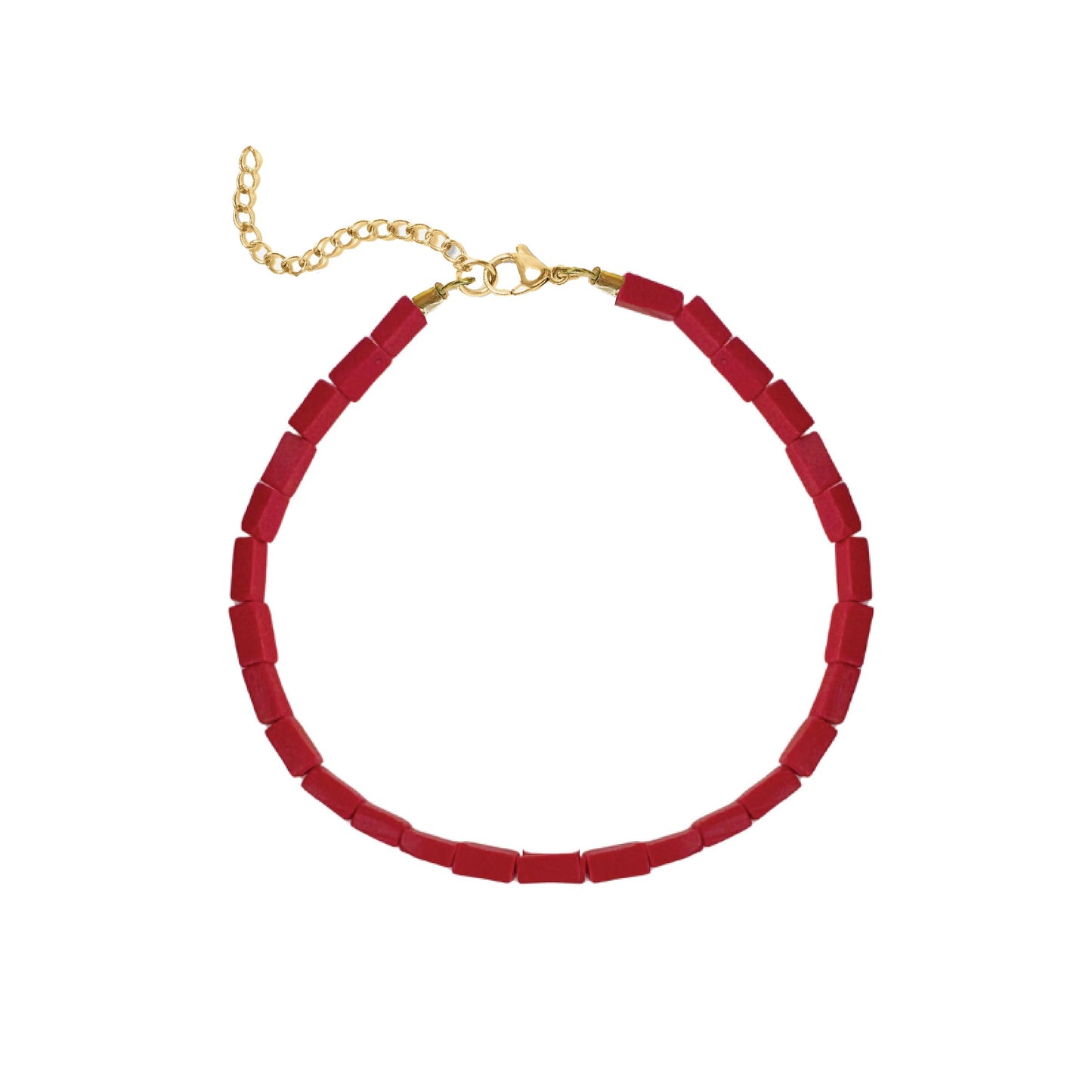 Red Coral Bracelet Robyn Canady Gold 