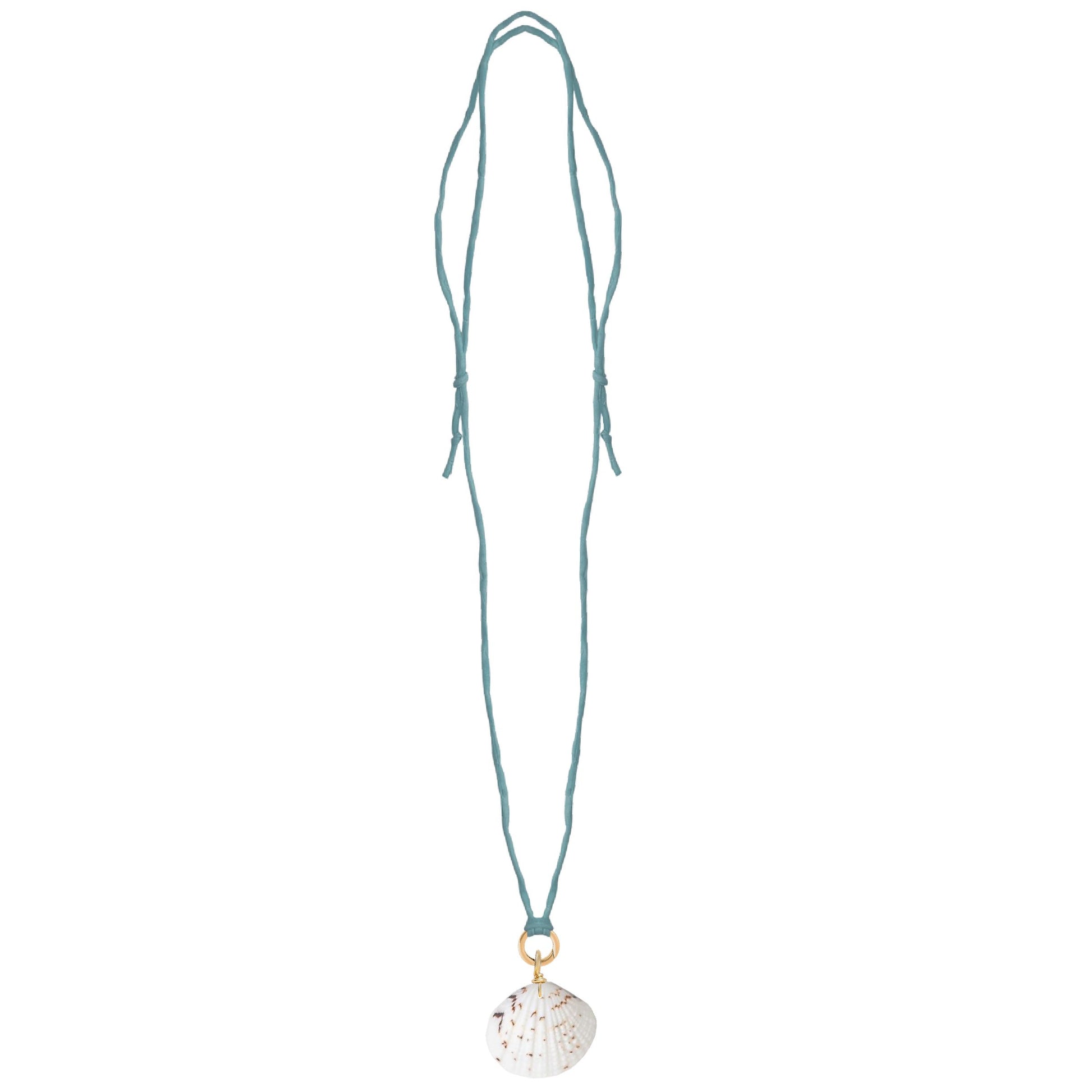 Handpainted Real Silk Cord with Charm Keeper and Natural Shell (Five Colors) Robyn Canady 