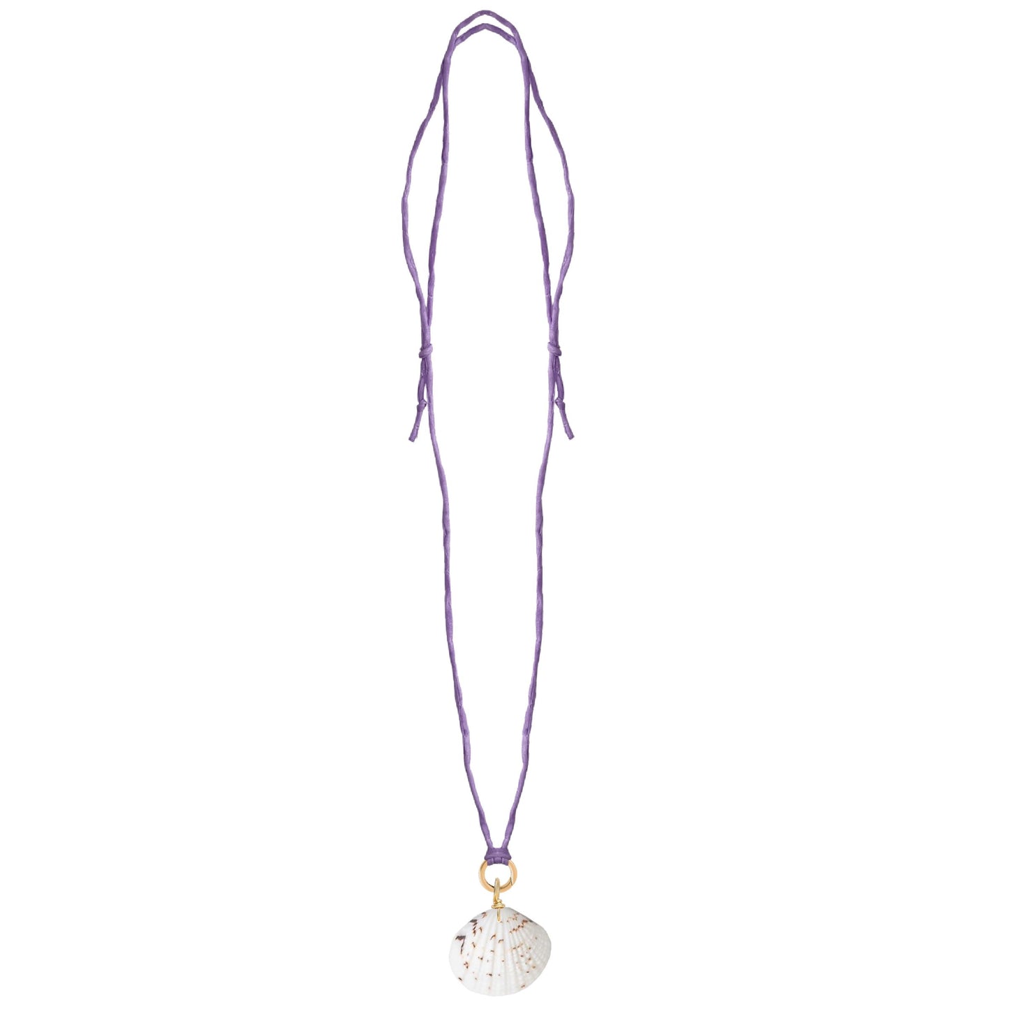 Handpainted Real Silk Cord with Charm Keeper and Natural Shell (Five Colors) Robyn Canady 