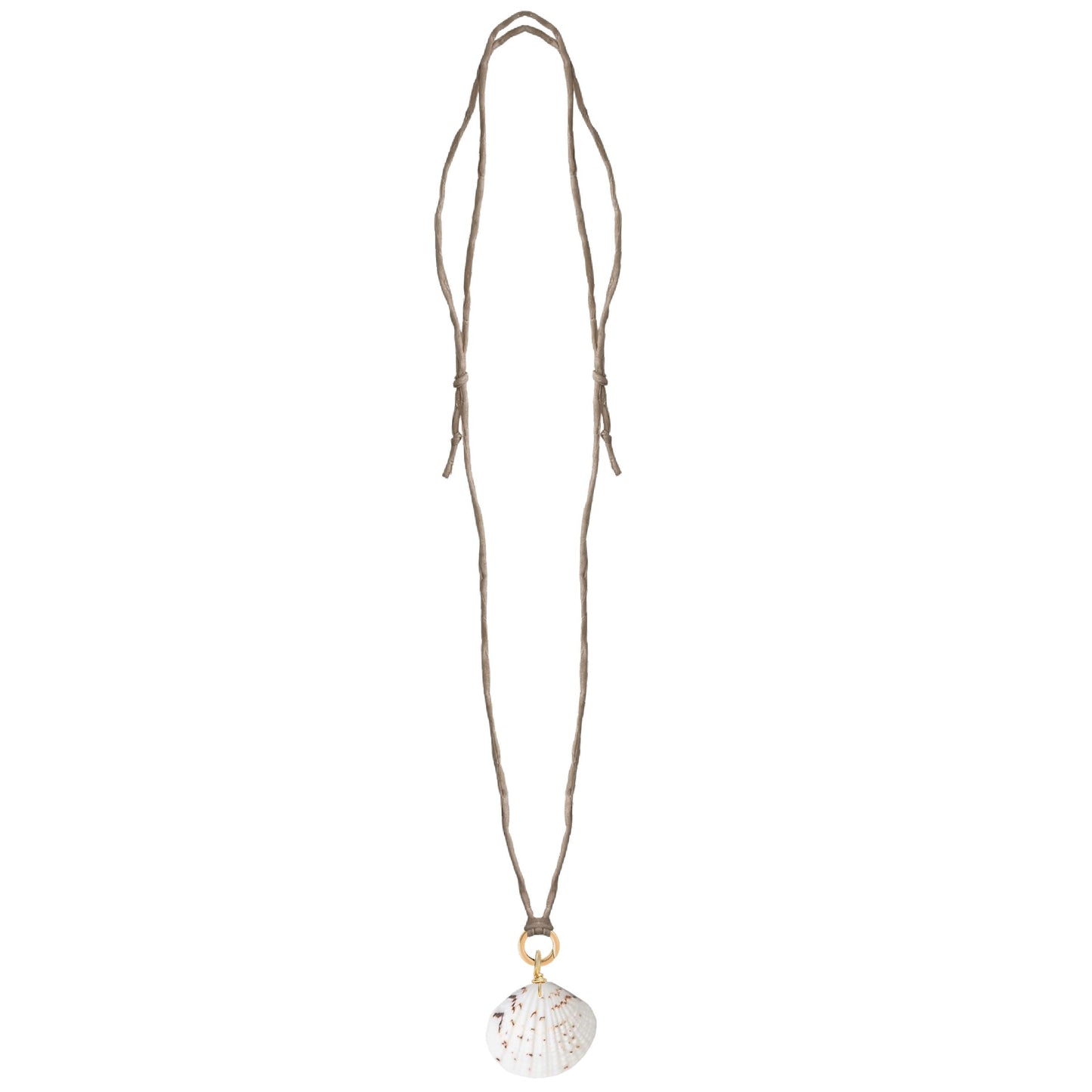 Handpainted Real Silk Cord with Charm Keeper and Natural Shell (Five Colors) Robyn Canady 