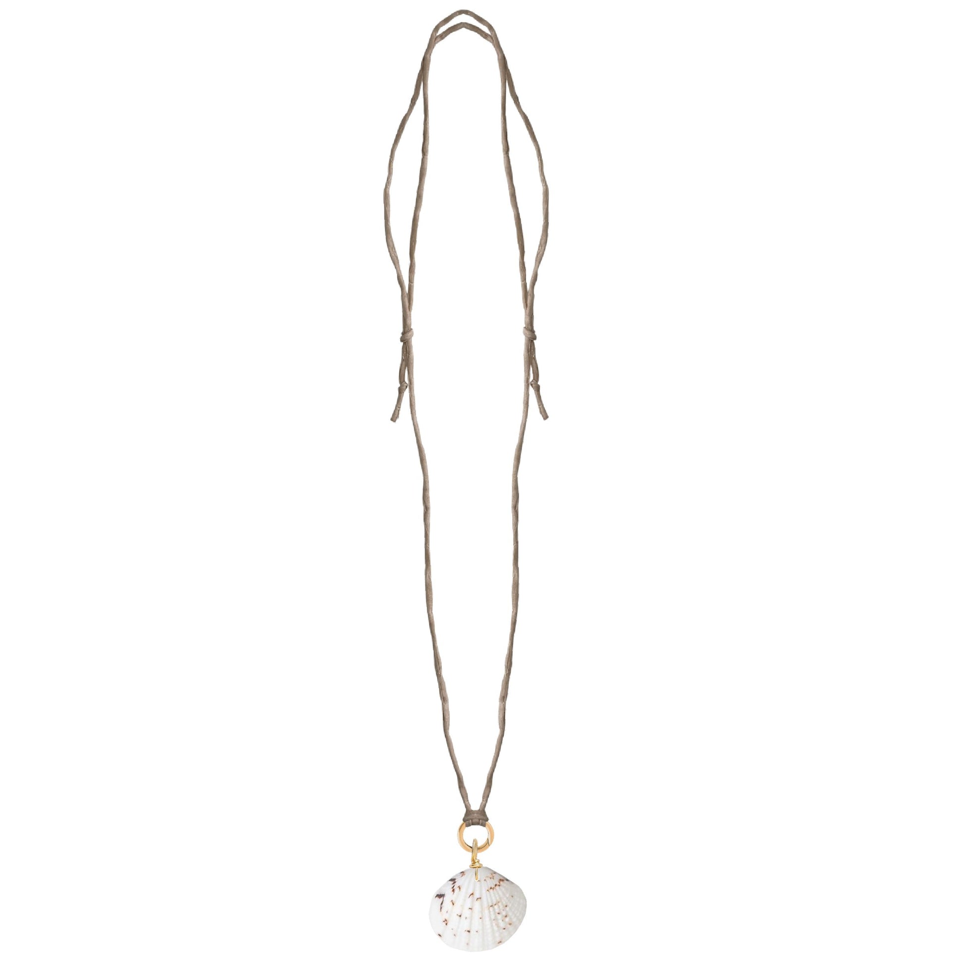 Handpainted Real Silk Cord with Charm Keeper and Natural Shell (Five Colors) Robyn Canady 