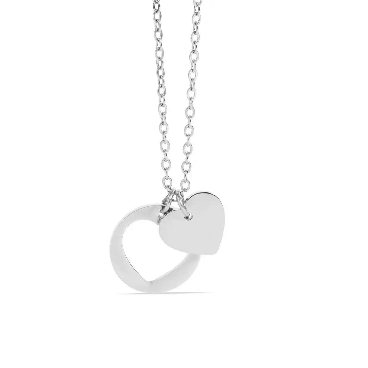 Double Heart Necklace Necklace Robyn Canady 