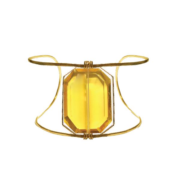 Gemmy Cuff Bracelet in Daffodil Robyn Canady 14K Gold Fill XS/Small (Wrist Size 4.5"-6") 