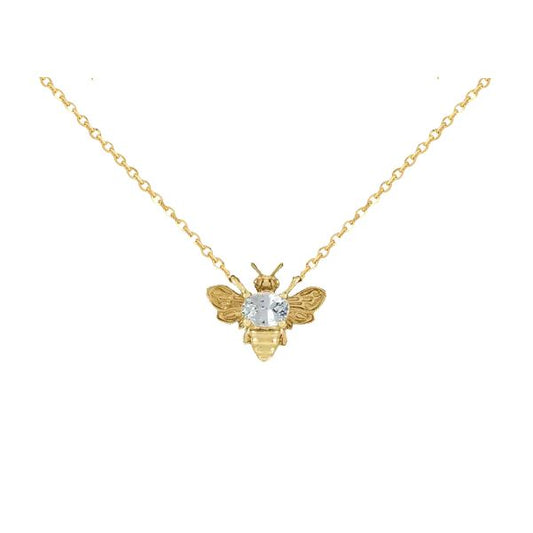 14K Gemmy Bee Necklace Robyn Canady 