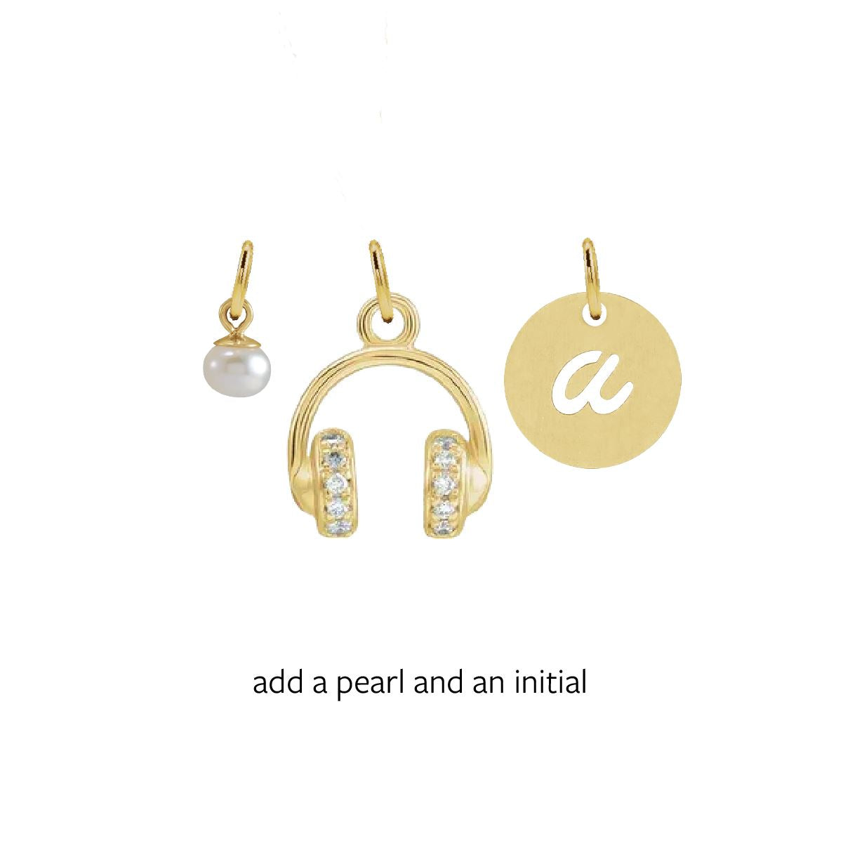 Charm Collection - For the Music Lover Robyn Canady Charm Only Add a Pearl and Initial (put initial selection in notes at checkout) 
