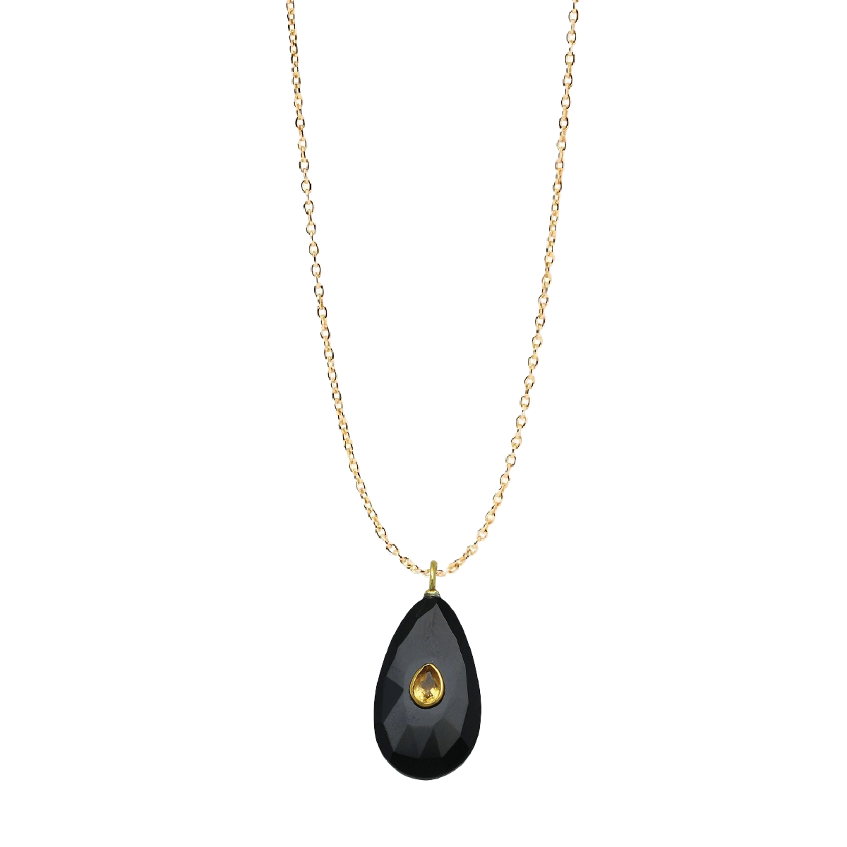 Long Gemstone Necklace - adjustable from 20" - 24" - choose from 6 colors