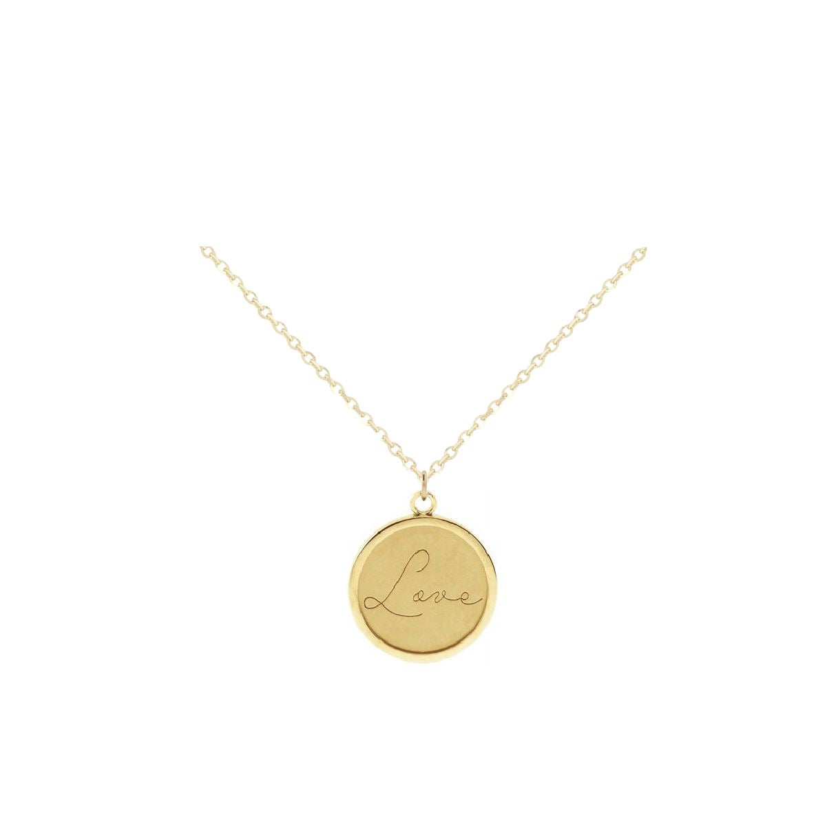 14K Love Medallion Necklace Robyn Canady 