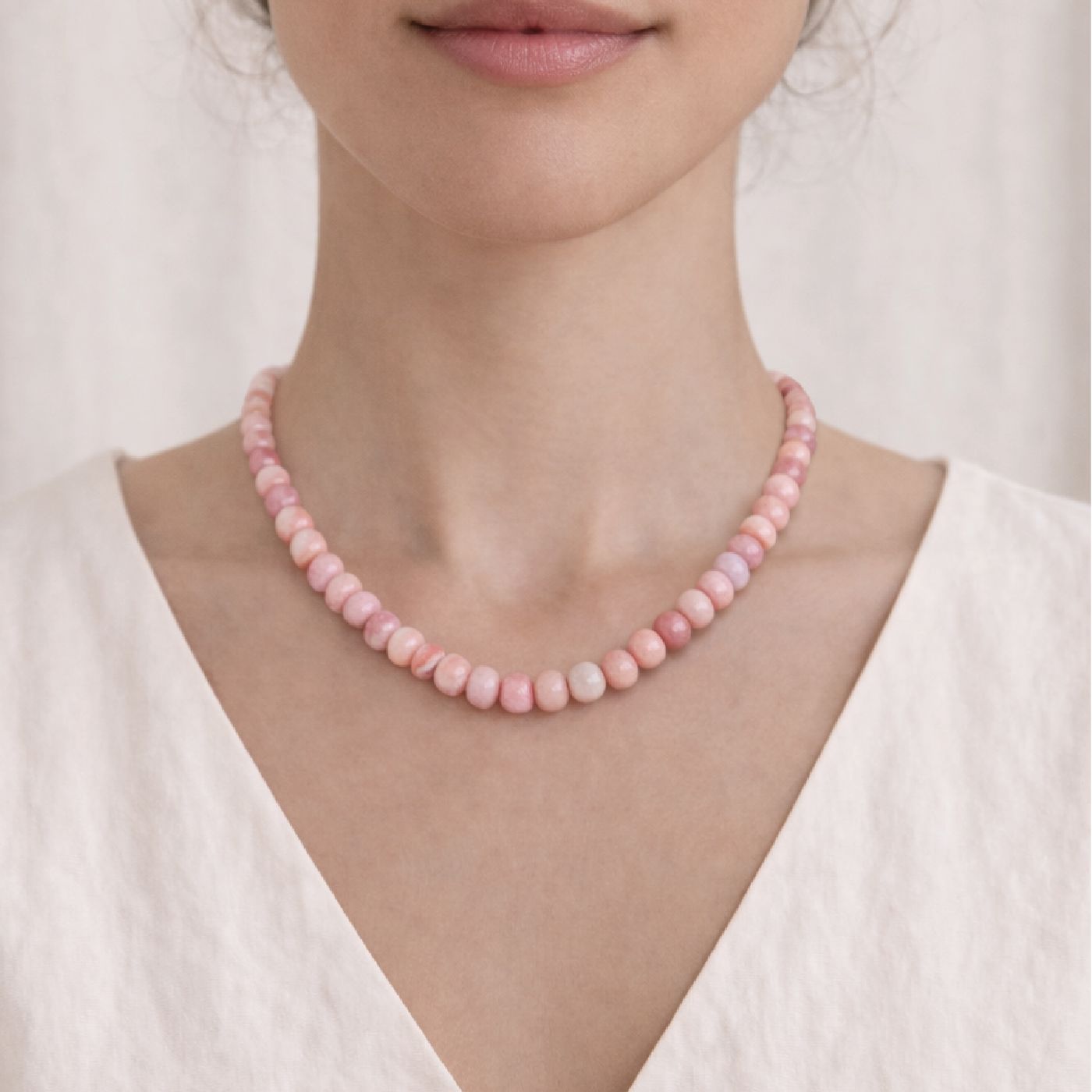 Pink Opal Necklace Robyn Canady 