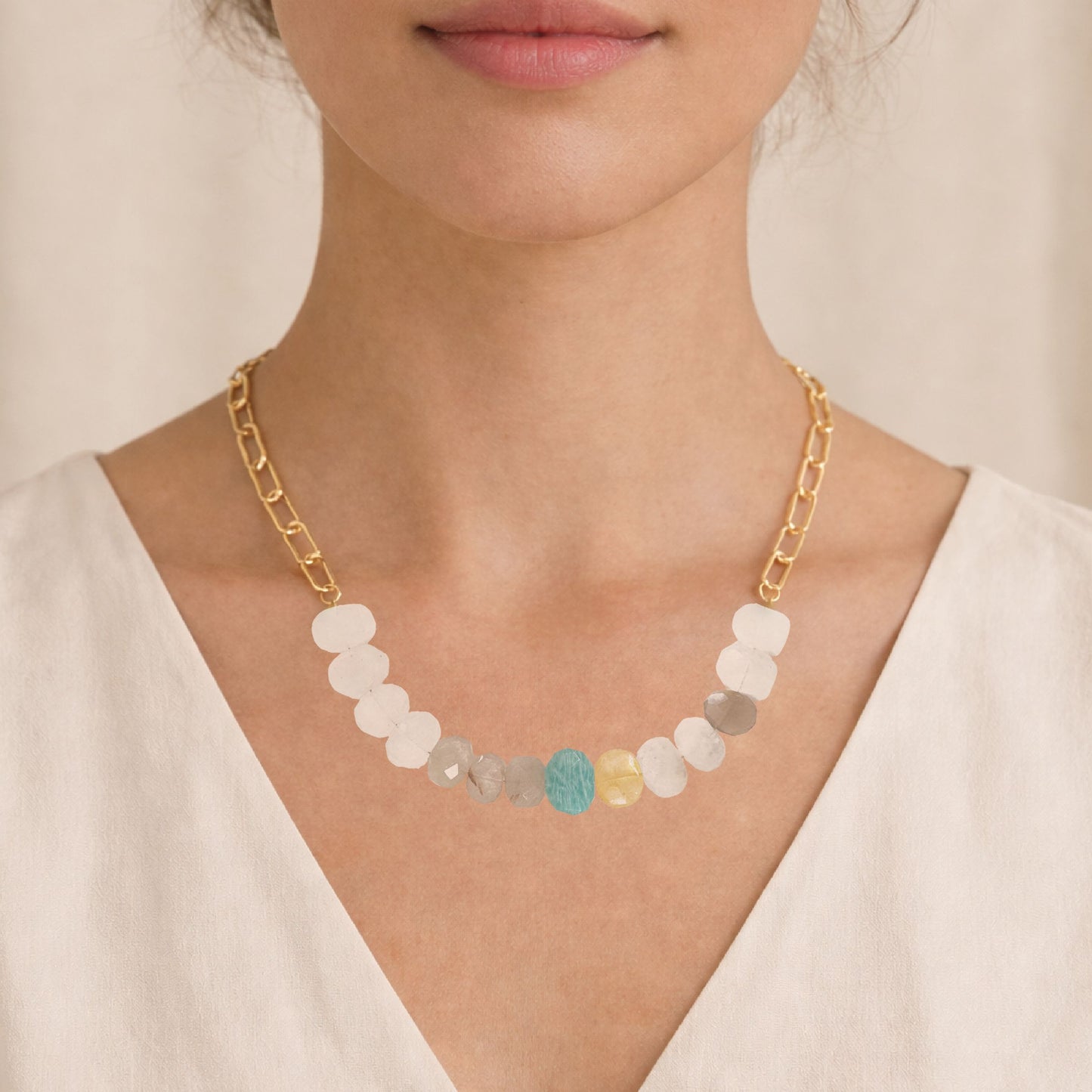 Amazonite Multi Statement Necklace Robyn Canady 