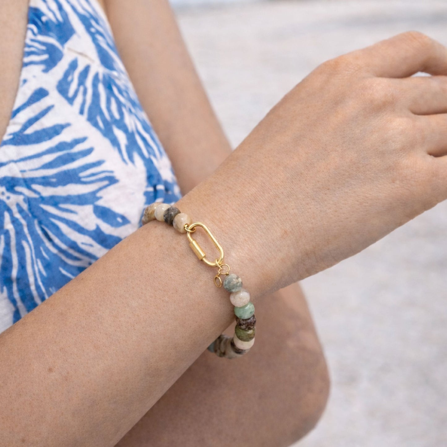 Peruvian Opal Beaded Bracelet Robyn Canady 