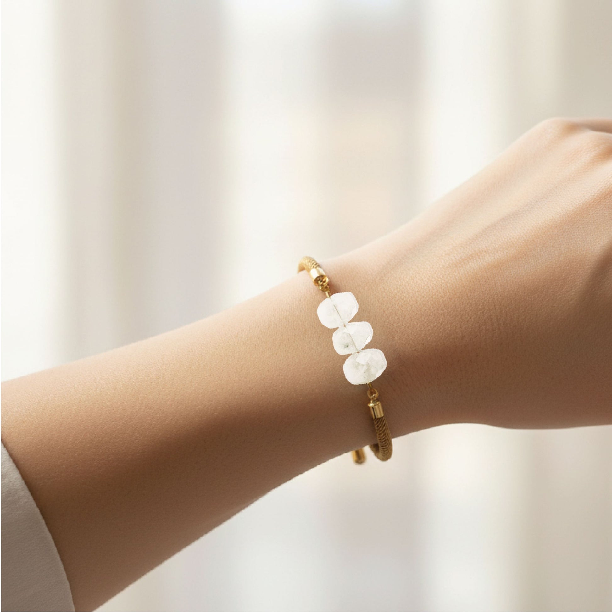 Natasha Gemstone Bracelet in Moonstone Robyn Canady 