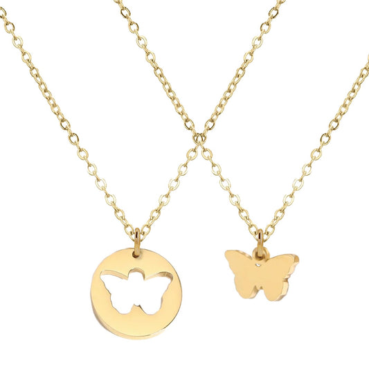 Mom/Daughter, Grandmother/Granddaughter, Friendship, Bridesmaids Butterfly Necklaces Necklace Robyn Canady 