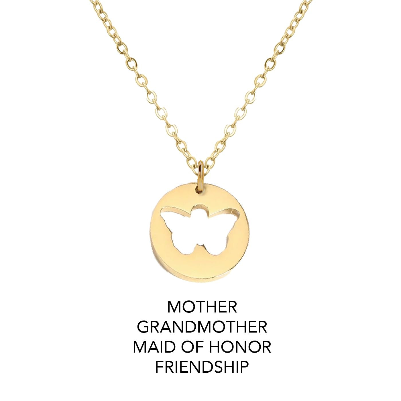 Mom/Daughter, Grandmother/Granddaughter, Friendship, Bridesmaids Butterfly Necklaces Necklace Robyn Canady 