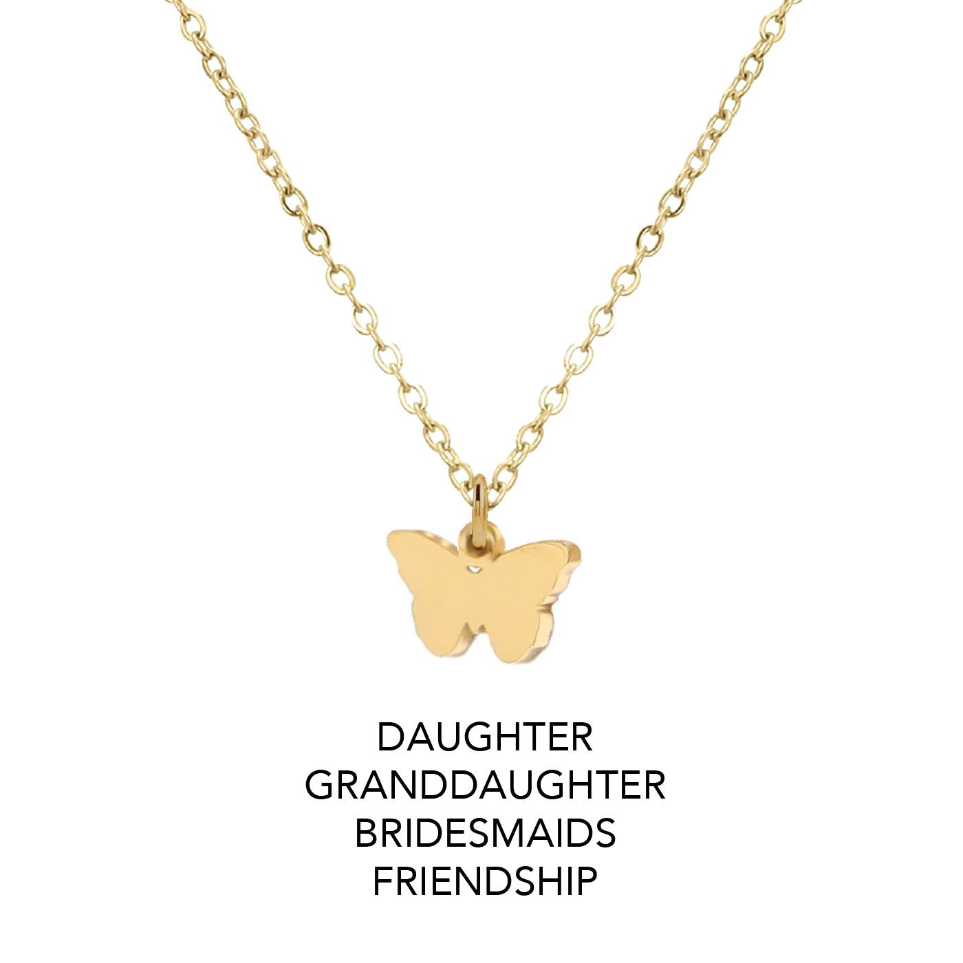 Mom/Daughter, Grandmother/Granddaughter, Friendship, Bridesmaids Butterfly Necklaces Necklace Robyn Canady 