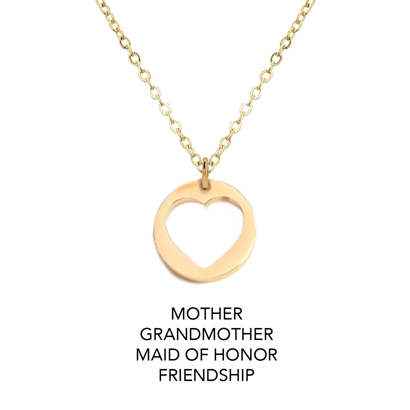 Mom/Daughter, Grandmother/Granddaughter, Friendship, Maid of Honor/Bridesmaids Heart Necklaces Necklace Robyn Canady 