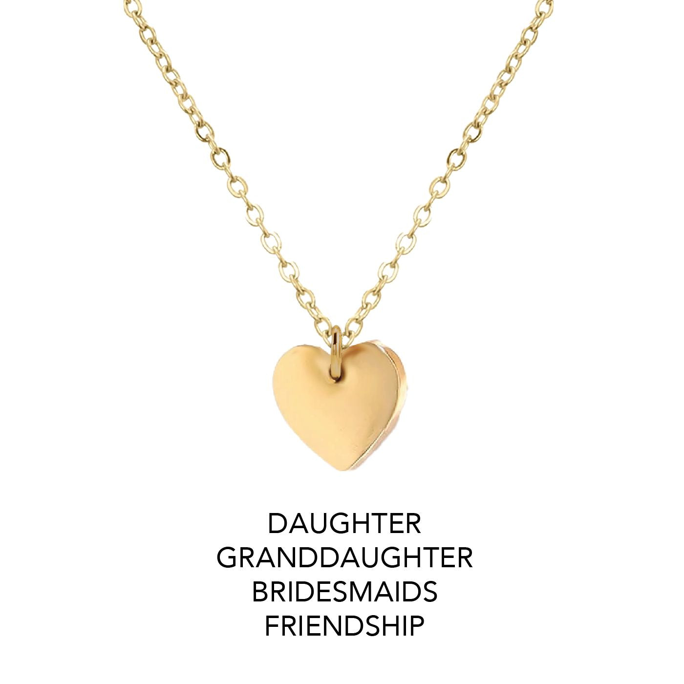 Mom/Daughter, Grandmother/Granddaughter, Friendship, Maid of Honor/Bridesmaids Heart Necklaces Necklace Robyn Canady 