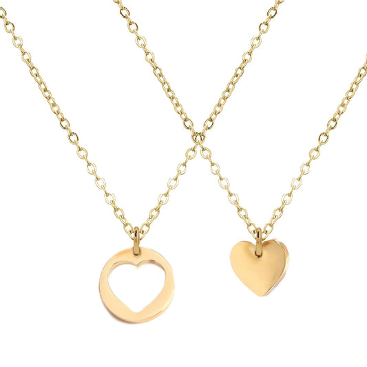 Mom/Daughter, Grandmother/Granddaughter, Friendship, Bridesmaids Heart Necklaces Necklace Robyn Canady 