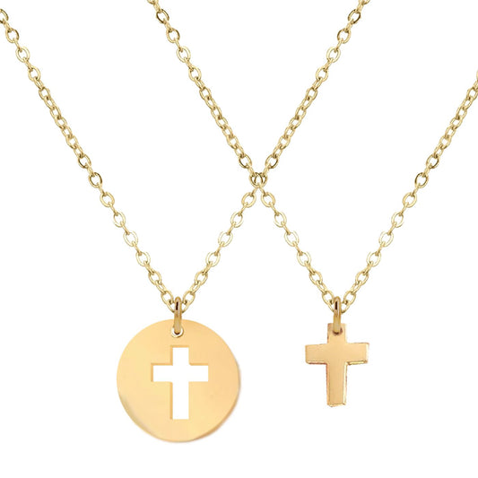 Mom/Daughter, Grandmother/Granddaughter, Friendship, Bridesmaids Cross Necklaces Necklace Robyn Canady 