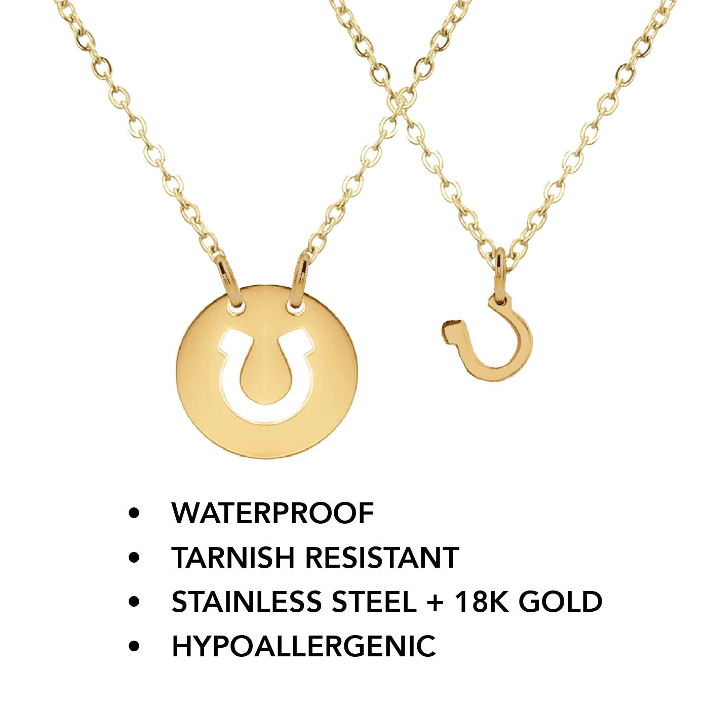 Mom/Daughter, Grandmother/Granddaughter, Friendship, Bridesmaids Lucky Horseshoe Necklaces Necklace Robyn Canady 