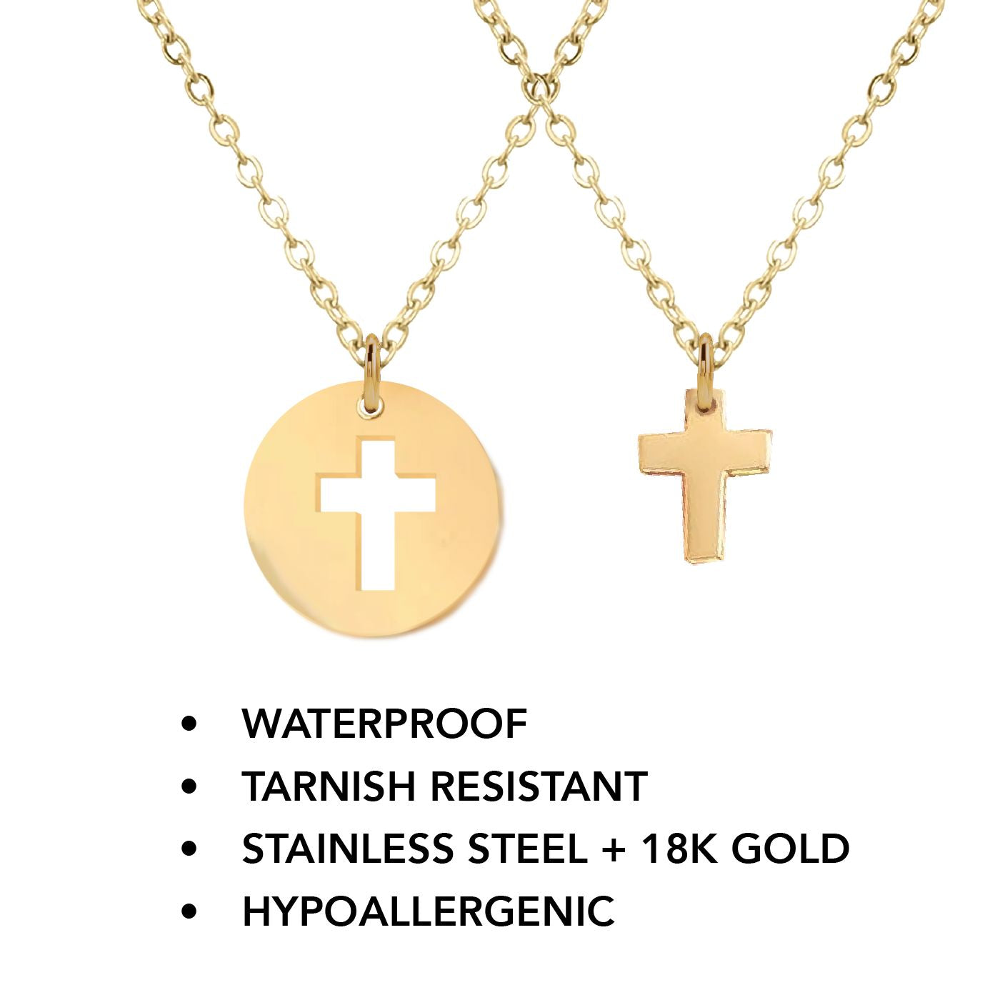 Mom/Daughter, Grandmother/Granddaughter, Friendship, Bridesmaids Cross Necklaces Necklace Robyn Canady 