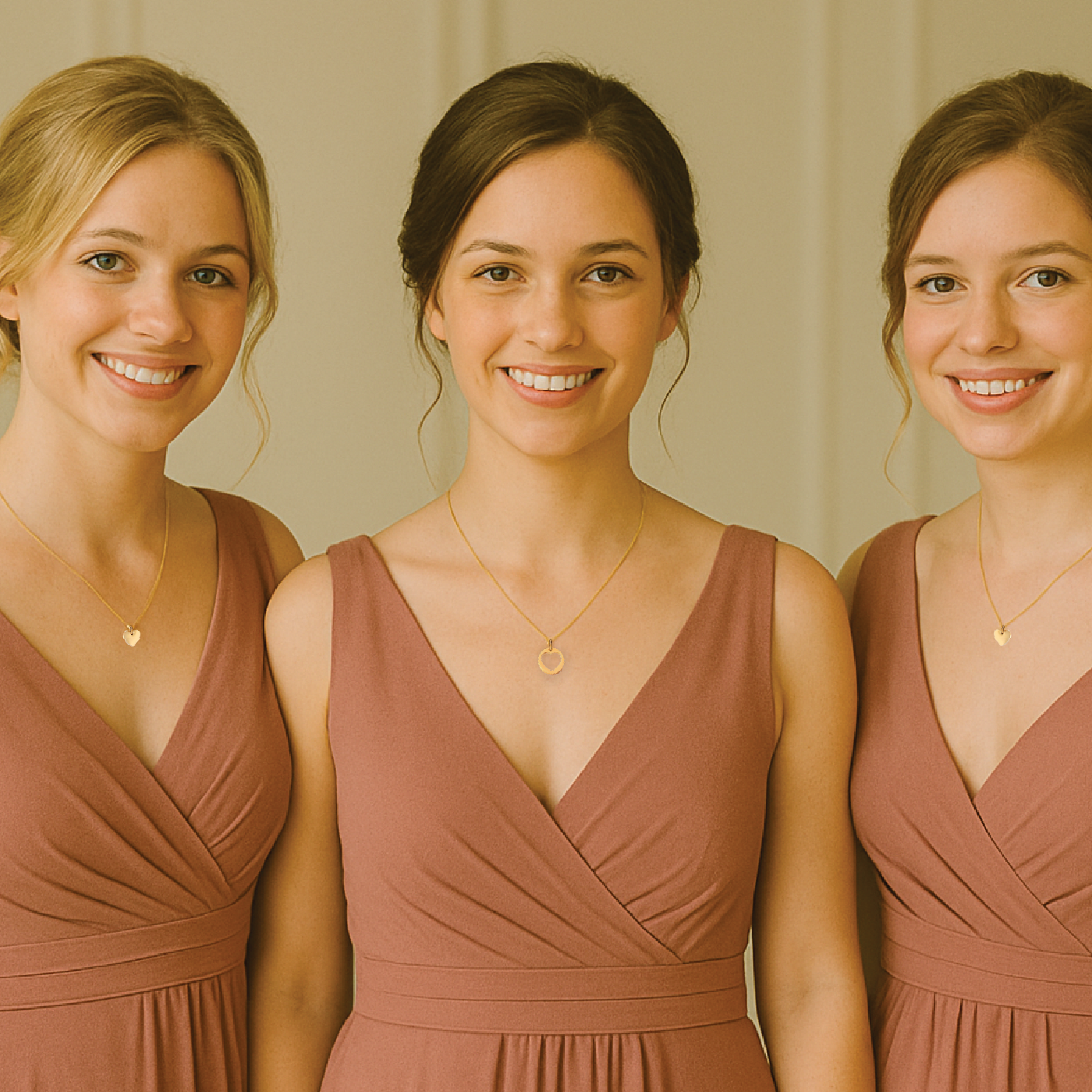 Mom/Daughter, Grandmother/Granddaughter, Friendship, Maid of Honor/Bridesmaids Heart Necklaces