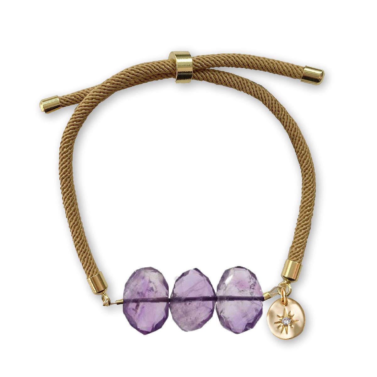 Natasha Gemstone Bracelet Bracelet Robyn Canady Amethyst 