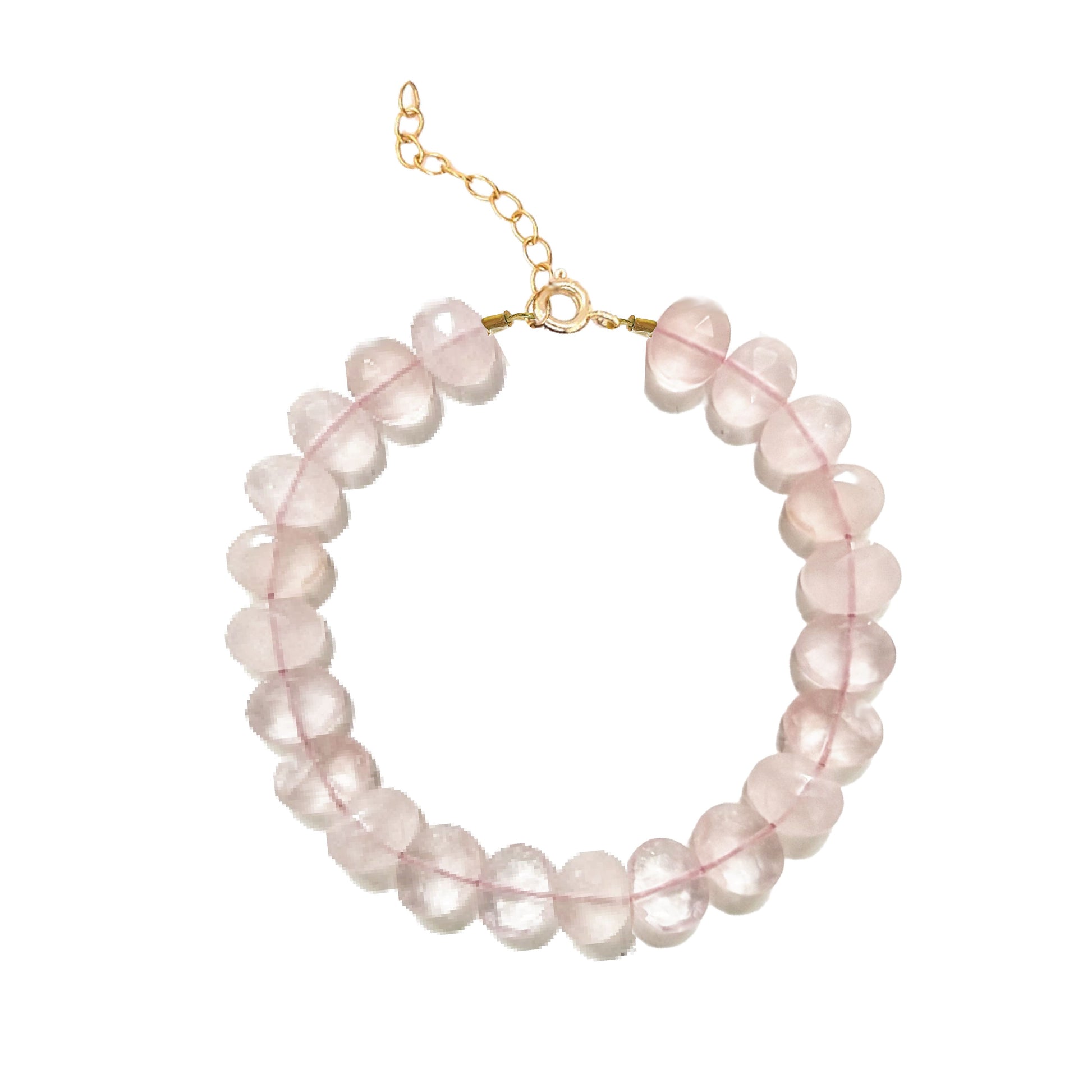 Beaded Gemstone Bracelet - Choice of 9 Gemstones Bracelet Robyn Canady Rose Quartz 
