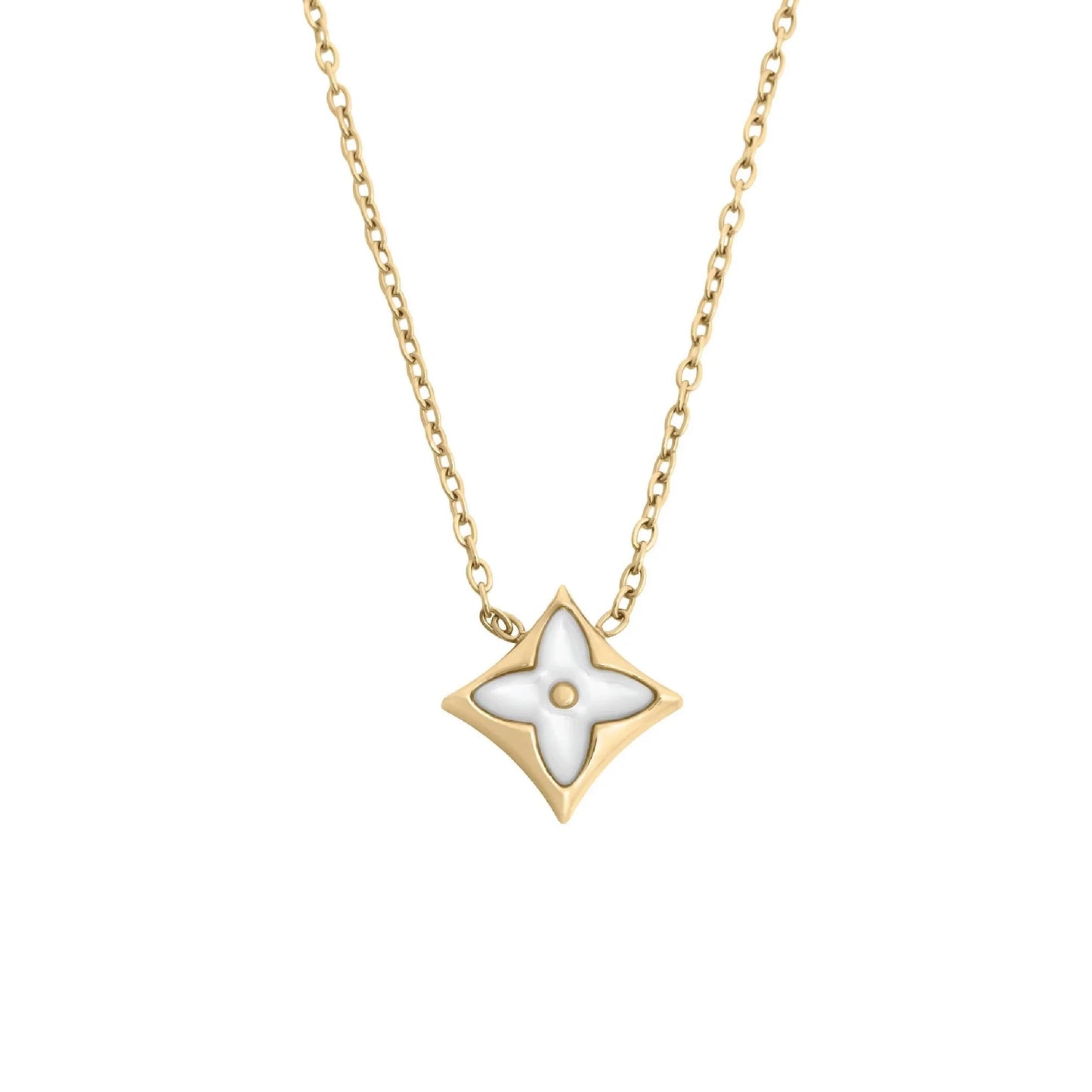 Mother of Pearl Star Necklace Robyn Canady 